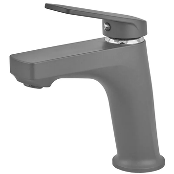 Змішувач для умивальника Plamix Lucas-001 SET Graphite (з підведенням) (Колір графіт) (PM6100) PM6100 фото