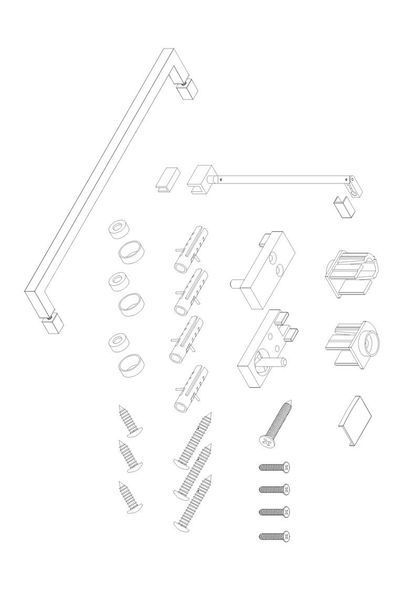 Шторки скляні на ванну Koer SR BS04-95x140-TR-01 прозоре скло 6мм, хром (KR5403) KR5403 фото