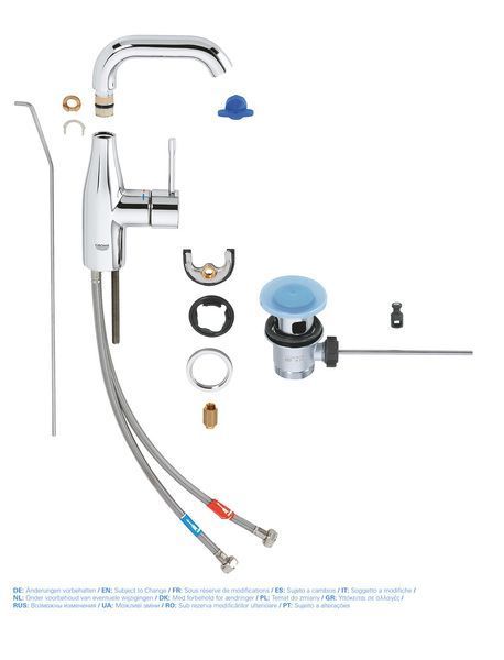 Смеситель для раковины M-размера Grohe Essence New (23462001) 23462001 фото