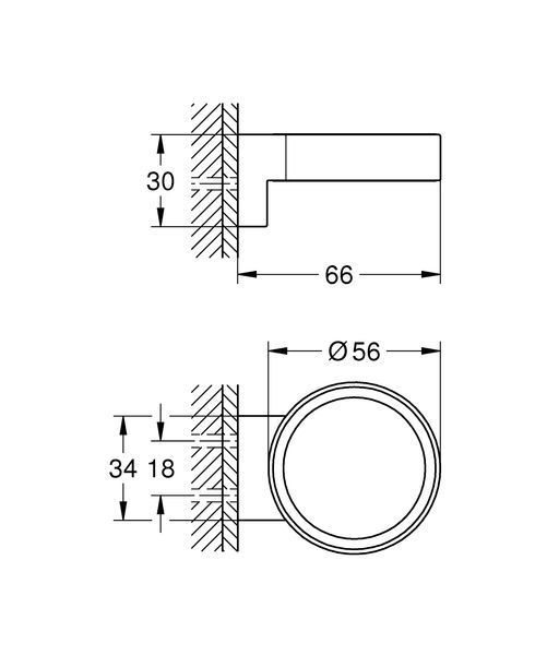 Держатель для аксессуаров Grohe Selection (41027000) 41027000 фото