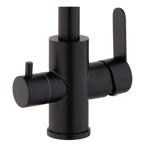 Змішувач для кухні Mixxus DAX-021-G Black (нерж. сталь) з вих.для пит.води (MI6078) MI6078 фото