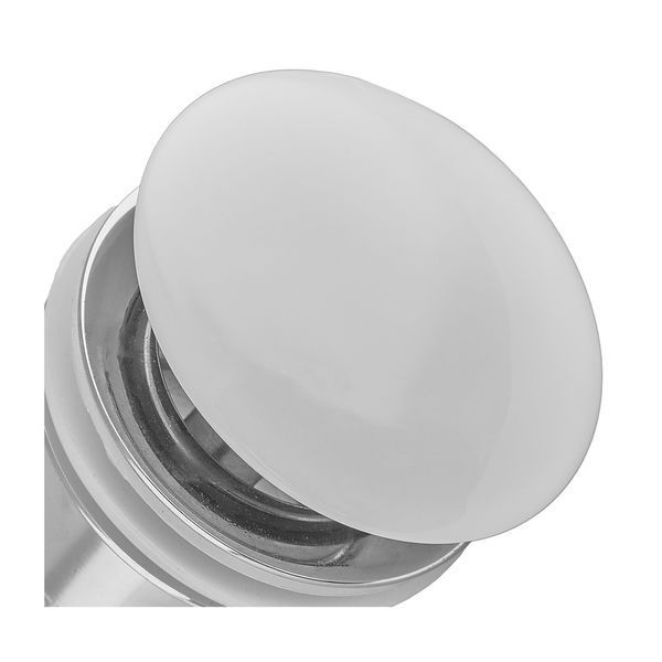 Донный клапан для раковины Koer PW-08-11 1 1/4'' без перелива автоматический СLICK-СLACK (Белая керам.накл) (KR5788) KR5788 фото