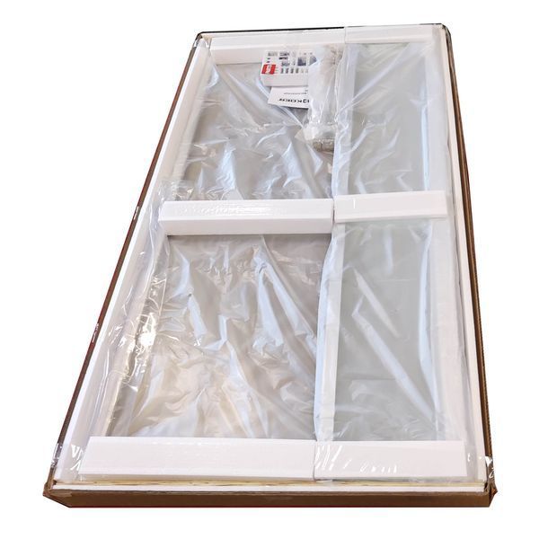 Шторки скляні на ванну Koer SR BS04-95x140-TR-01 прозоре скло 6мм, хром (KR5403) KR5403 фото
