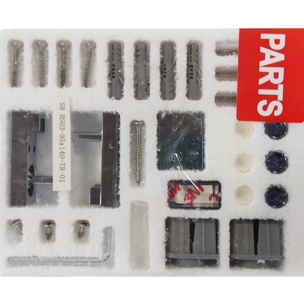 Шторки скляні на ванну Koer SR BS03-95x140-TR-01 прозоре скло 6мм, хром (KR5402) KR5402 фото