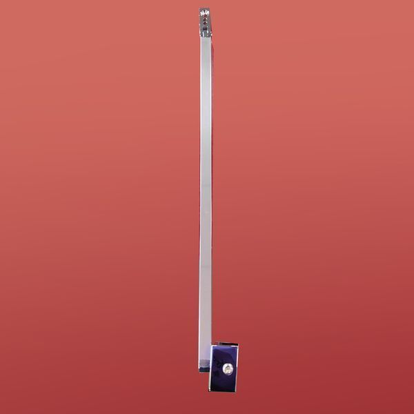 Шторки скляні на ванну Koer SR BS03-95x140-TR-01 прозоре скло 6мм, хром (KR5402) KR5402 фото