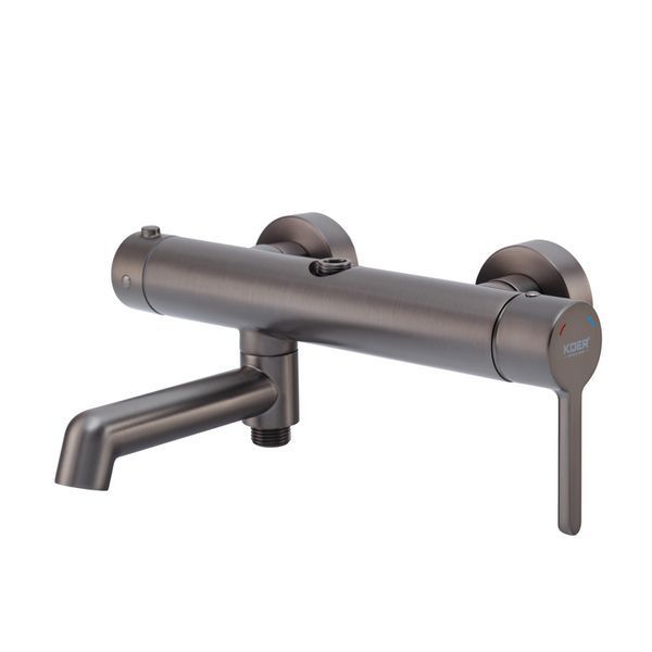 Душевая колонна со смесителем Koer KB-56029-07 3 функции, цвет графит (KR5497) KR5497 фото