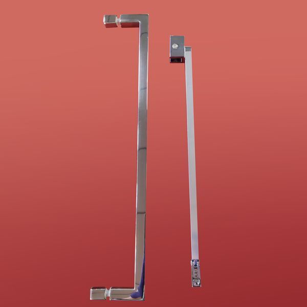 Шторки скляні на ванну Koer SR BS04-95x140-TR-01 прозоре скло 6мм, хром (KR5403) KR5403 фото