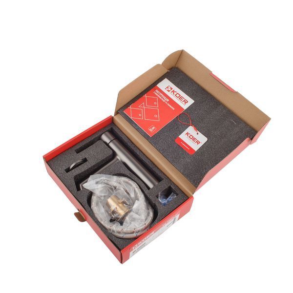 Смеситель для умывальника Koer KB-10029-07 Цвет графит (KR5495) KR5495 фото