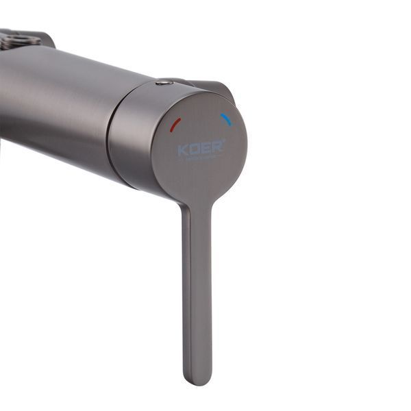 Душевая колонна со смесителем Koer KB-56029-07 3 функции, цвет графит (KR5497) KR5497 фото