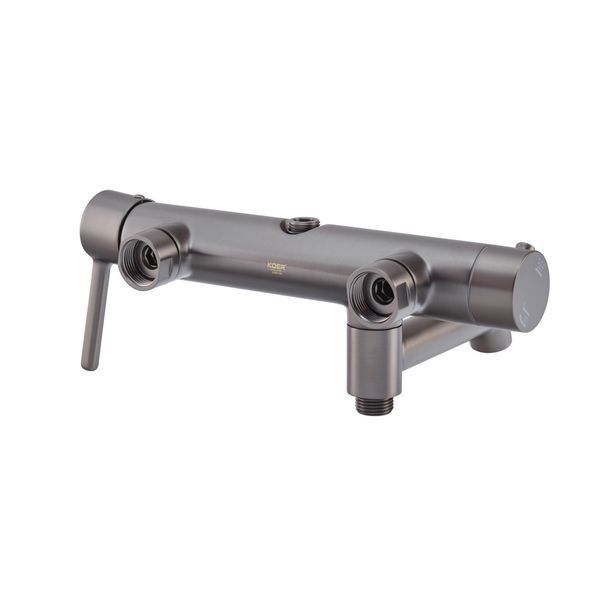Душевая колонна со смесителем Koer KB-56029-07 3 функции, цвет графит (KR5497) KR5497 фото