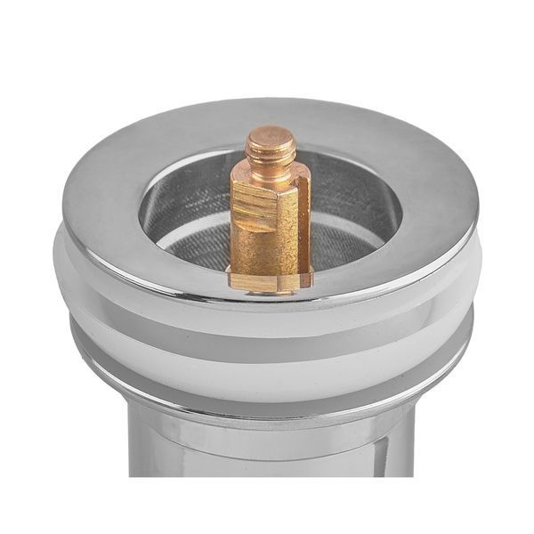 Донный клапан для раковины Koer PW-08-11 1 1/4'' без перелива автоматический СLICK-СLACK (Белая керам.накл) (KR5788) KR5788 фото