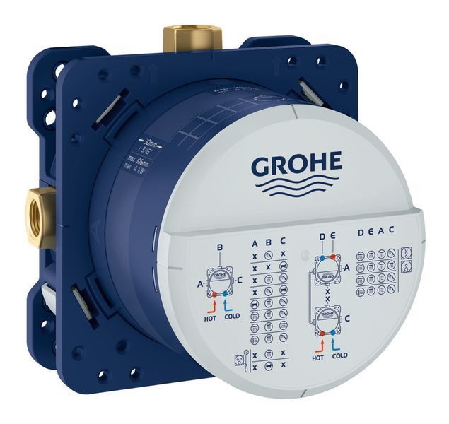 Душова система прихованого монтажу зі змішувачем Grohe Eurosmart New Tempesta 250 (UA26416SC3) UA26416SC3 фото