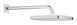 Верхний душ с настенным кронштейном Grohe Tempesta Cube (26687000) 26687000 фото 1