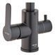 Змішувач для кухні Mixxus DAX-021-G Black (нерж. сталь) з вих.для пит.води (MI6078) MI6078 фото 3