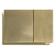 Панель змиву Koer KT-0610-12 240x160x32mmmm пластикова, кнопка квадратна (колір матове золото) (KR6137) KR6137 фото 1