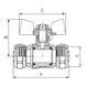 Кран шаровый Waterpro Wing 20x20 (MA0120) MA0120 фото 3