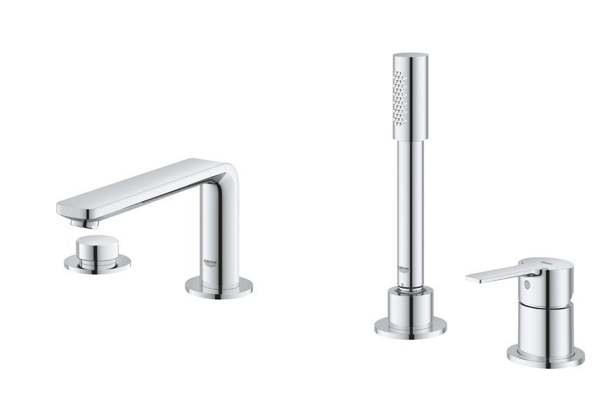 Однорычажный смеситель для ванны на 4 отверстия Grohe Lineare (19577001) 19577001 фото