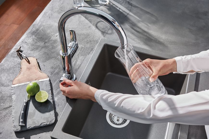 Смеситель для кухни с подключением к фильтру Grohe Blue Pure (31722000) 31722000 фото