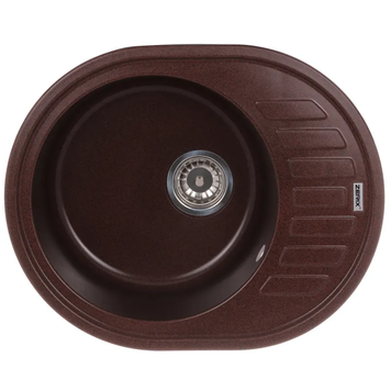 Мийка кухонна Zerix ZS-6250R-12 Коричнева (ZX4552) ZX4552 фото