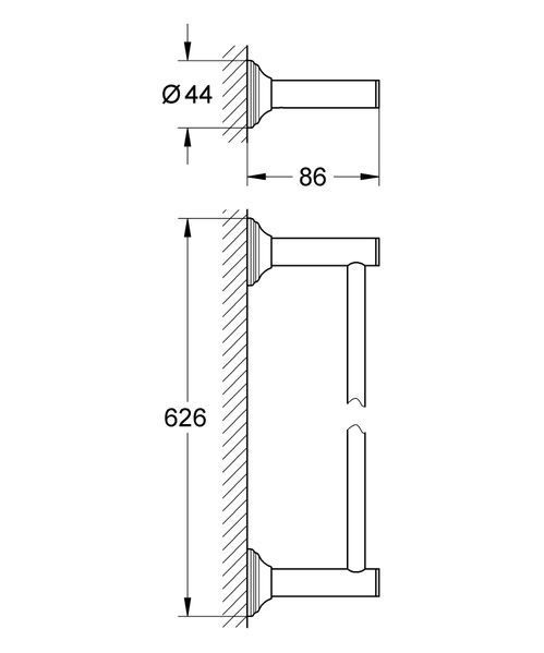 Полотенцедержатель Grohe Essentials Authentic (40653001) 40653001 фото