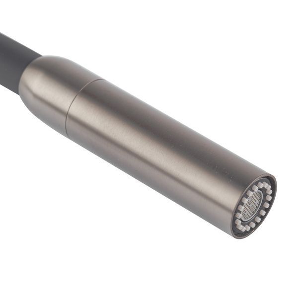 Кухонный смеситель с силиконовым изливом KOER KI-70005-07 (нерж. сталь) (KR3389) KR3389 фото