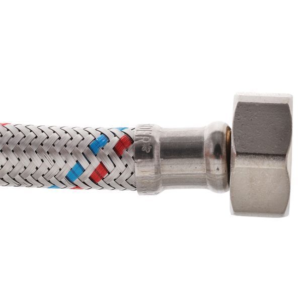 Гнучкий шланг для підключення води Гайка 1/2'' - Гайка 1/2'' (120 см) ZERIX (ZX1555) ZX1555 фото