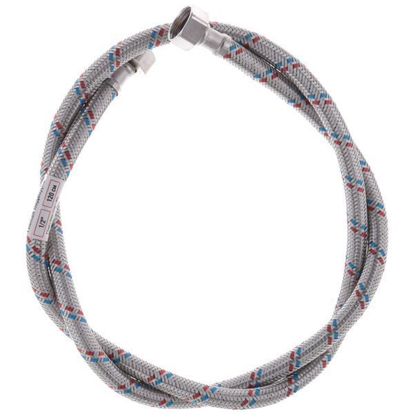 Гнучкий шланг для підключення води Гайка 1/2'' - Гайка 1/2'' (120 см) ZERIX (ZX1555) ZX1555 фото