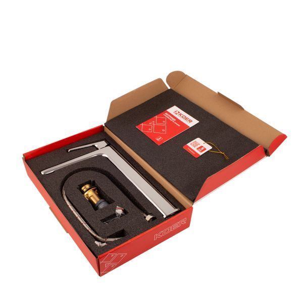 Змішувач для умивальника високий Koer KB-11031-01 (KR5433) KR5433 фото