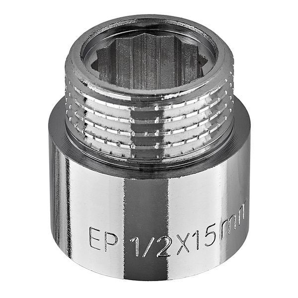 Подовжувач Europroduct EP.E015.Chr - 1/2"MF-15мм хром (EP6122) EP6122 фото