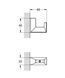 Крючок для халата Grohe Selection Cube (40782000) 40782000 фото 2