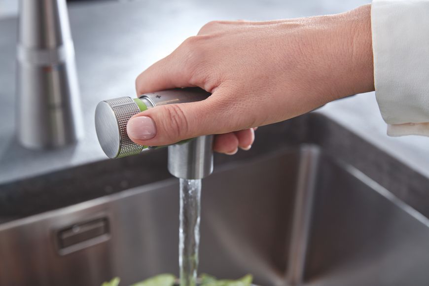 Смеситель для кухни с выдвижным изливом Grohe Zedra SmartControl (31593DC2) 31593DC2 фото