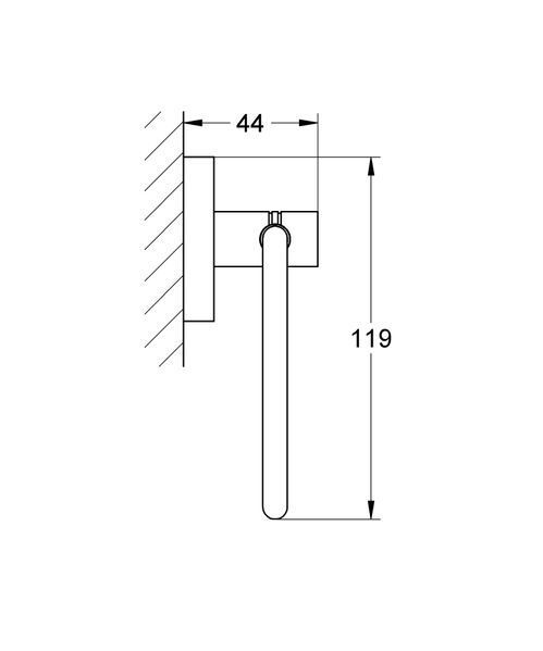 Держатель для туалетной бумаги Grohe Essentials New (40689001) 40689001 фото