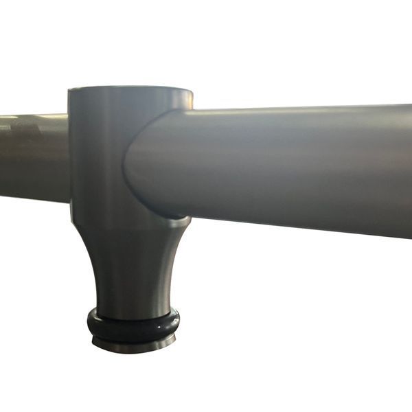 Дверь в нишу Koer SR SD06-140x220-TR-07 прозрачное стекло Easy Clean 8мм, графит (KR5369) KR5369 фото