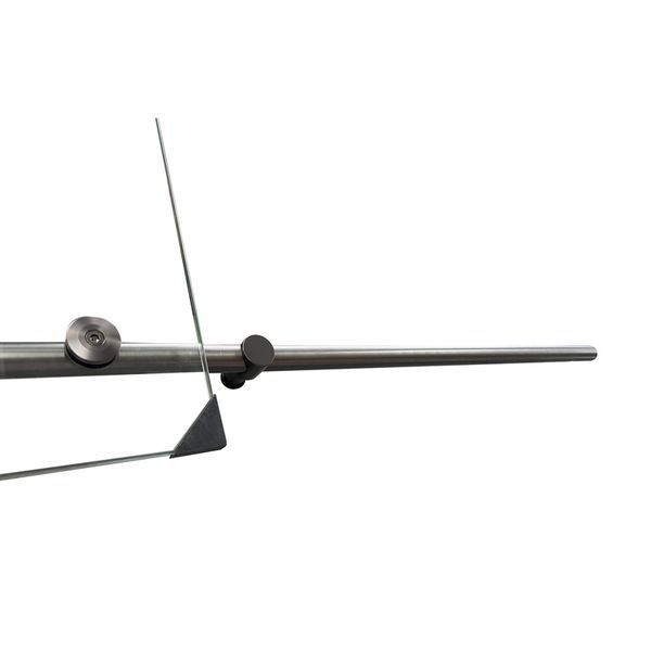 Дверь в нишу Koer SR SD06-140x220-TR-07 прозрачное стекло Easy Clean 8мм, графит (KR5369) KR5369 фото