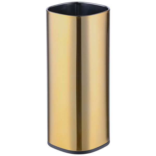 Йоржик для унітазу підлоговий Mixxus Premium Quadro-TB0201 Brushed Gold (колір матове золото) (MI8395) MI8395 фото