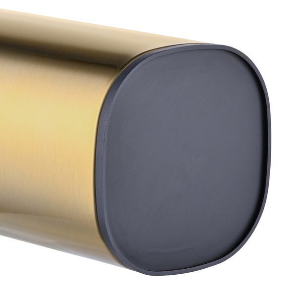 Йоржик для унітазу підлоговий Mixxus Premium Quadro-TB0201 Brushed Gold (колір матове золото) (MI8395) MI8395 фото