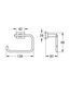 Тримач для туалетного паперу Grohe Essentials Cube New (40507001) 40507001 фото 2