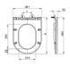 Сидение-крышка для унитаза Mixxus Premium SEAT COVER ELLIPSE-BEVEL-WAVE-2001 с микролифтом 463х361х50mm (MP6609) MP6609 фото 3
