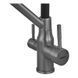 Смеситель для кухни с силиконовым изливом Zerix MAG-021 Graphite Refl.Black из нерж. стали SUS304 с выходом для пит.воды (ZX6005) ZX6005 фото 3