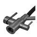 Смеситель для кухни с силиконовым изливом Zerix MAG-021 Graphite Refl.Black из нерж. стали SUS304 с выходом для пит.воды (ZX6005) ZX6005 фото 2