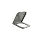 Сидіння-кришка для унітазу Mixxus Premium SEAT COVER QUADRO-2004 GRAY 425х358х32mm дюропласт (MP6686) MP6686 фото 3