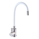 Смеситель для кухни с силиконовым изливом Champion SUS-011 Refl.White (нерж. сталь) (CH0331) CH0331 фото 1