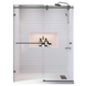 Дверь в нишу Koer SR SD06-140x220-TR-07 прозрачное стекло Easy Clean 8мм, графит (KR5369) KR5369 фото 1