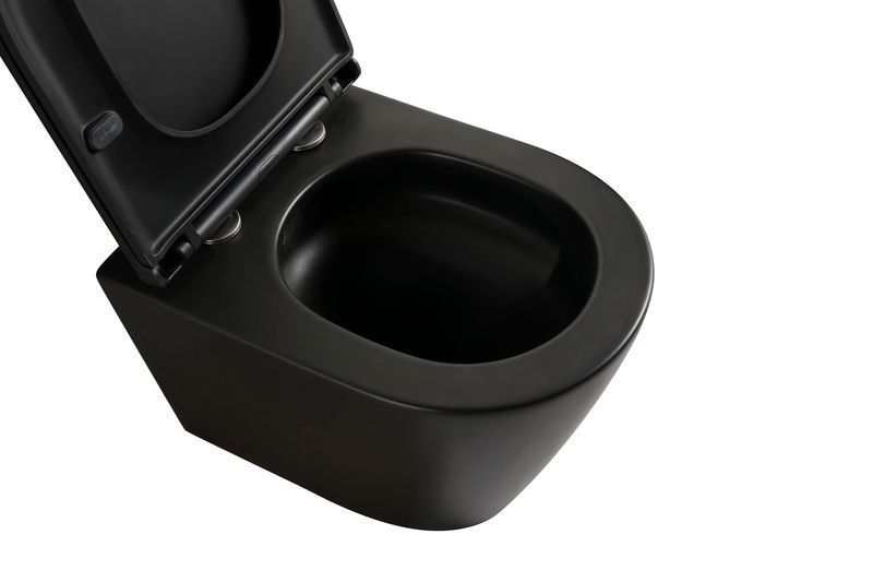 Комплект: Mixxus Premium Bevel-SET-2101 Black (в 2 ящ) Унитаз система смыва Tornado 1.0+ Инсталляция Koer KT-0404 + панель KT-0604-05 Black Mat (MP6669) MP6669 фото