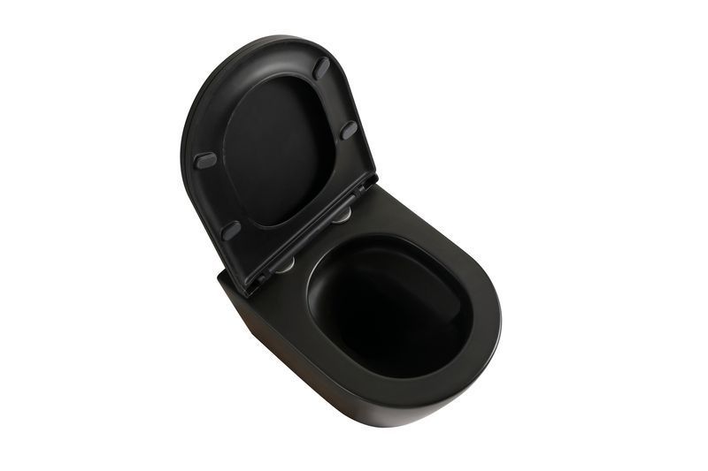 Комплект: Mixxus Premium Bevel-SET-2101 Black (в 2 ящ) Унитаз система смыва Tornado 1.0+ Инсталляция Koer KT-0404 + панель KT-0604-05 Black Mat (MP6669) MP6669 фото