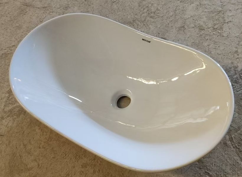 Раковина накладная Mixxus Premium WAVE-0105 620х360х160mm (MP6555) MP6555 фото