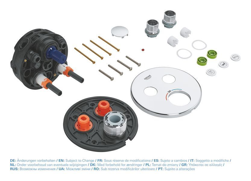 Термостат прихованого монтажу на 2 споживача Grohe Grohtherm SmartControl (29119000) 29119000 фото
