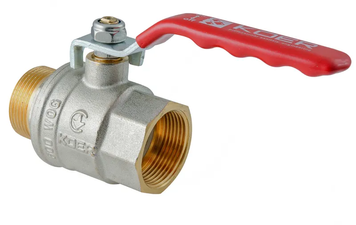 Кран кульовий ГШВ Koer Extreme KE.215-32 - 1 1/4" FM ручка "важіль" червона (KR5753) KR5753 фото