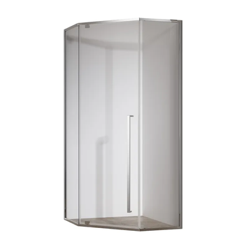 Душевая кабина без поддона Koer SR SC06-100x100x200-TR-01 прозрачное стекло Easy Clean 8мм, хром (KR5365) KR5365 фото