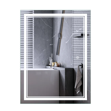 Зеркало Mixxus Premium QUADRO MR20-80x60-Reverse с Led Touch, Anti-fog, димером, регулятором яркости (MP6619) MP6619 фото